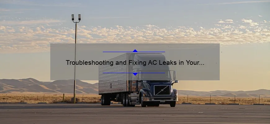 Troubleshooting And Fixing AC Leaks In Your Truck Simple Solutions For   Tamlier Unsplash Troubleshooting And Fixing AC Leaks In Your Truck 3A Simple Solutions For A Cool Ride 1699612015.webp